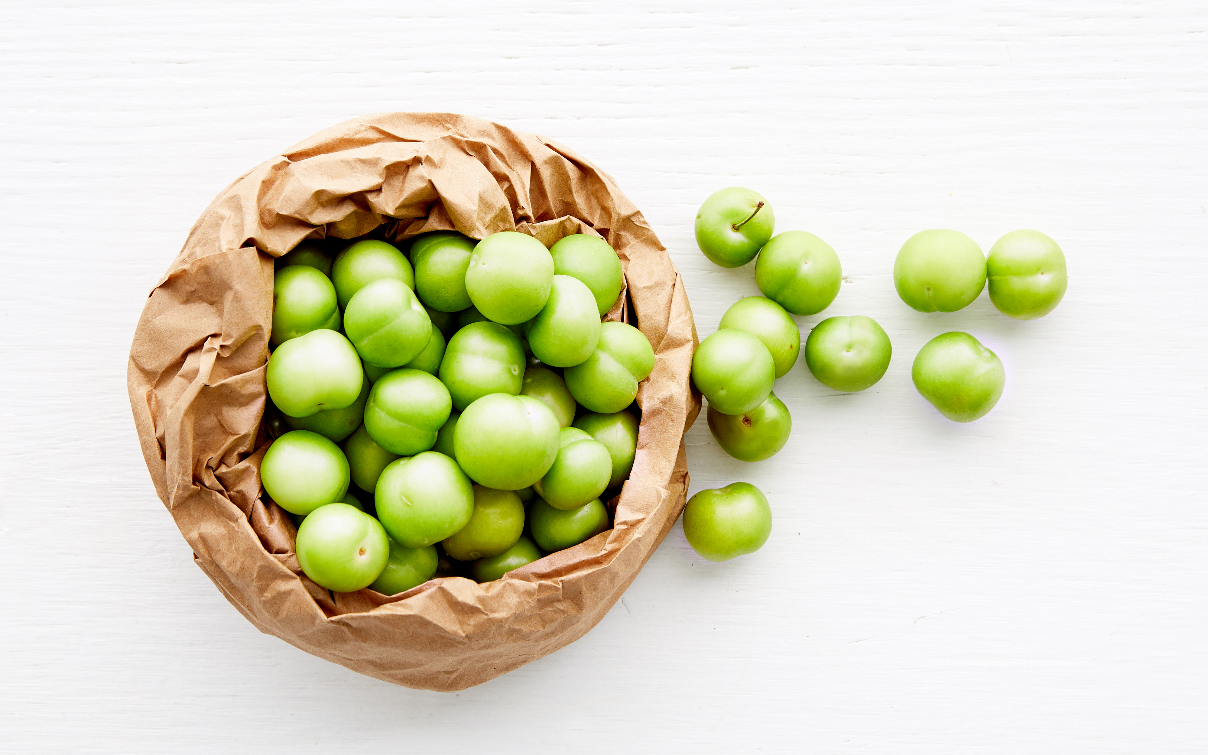 Persian Green Plums (Gojeh Sabz) Blossom Bluff Orchards SF Bay